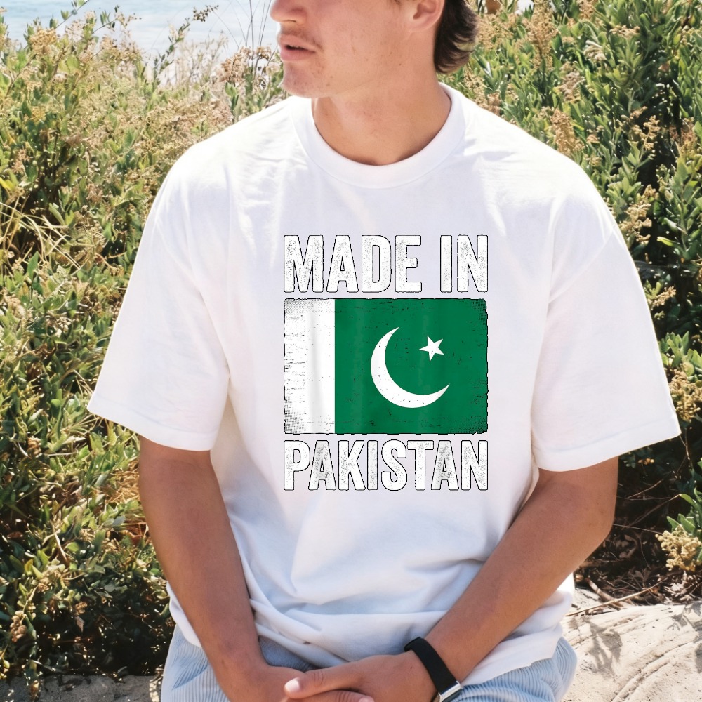 Gemaakt in Pakistan Grappig T- - Summer Clothing Pakistan recensie en prijs