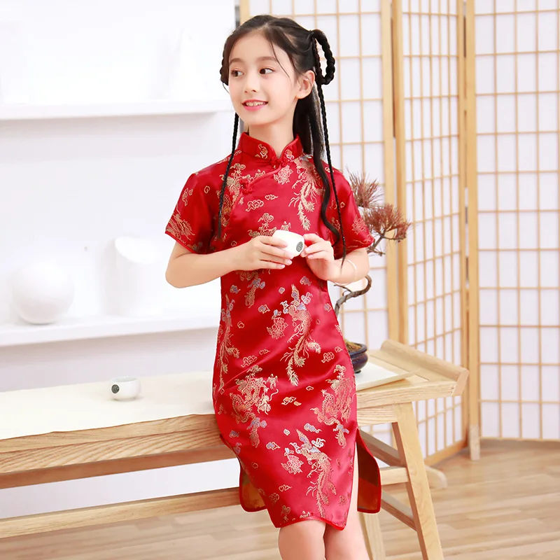 Summer Children's Cheongsam Mo - Summer Clothing Baby Girl recensie en prijs