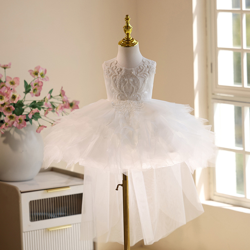 Witte babymeisje 1e verjaardag - Summer Clothing Baby Girl recensie en prijs