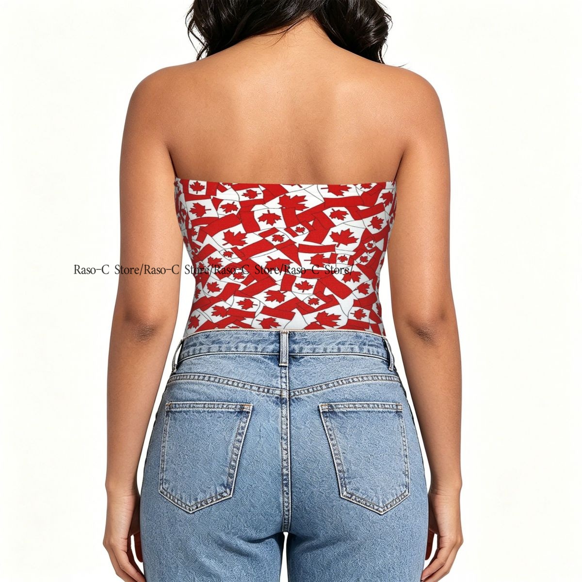 Dames Block Crop Slim Tube Top - Summer Clothing Women Canada recensie en prijs